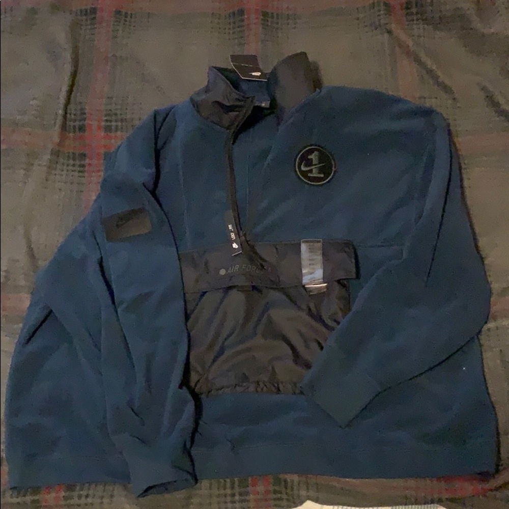 Air Jordan men’s 1/4 zip pullover with a kangaroo